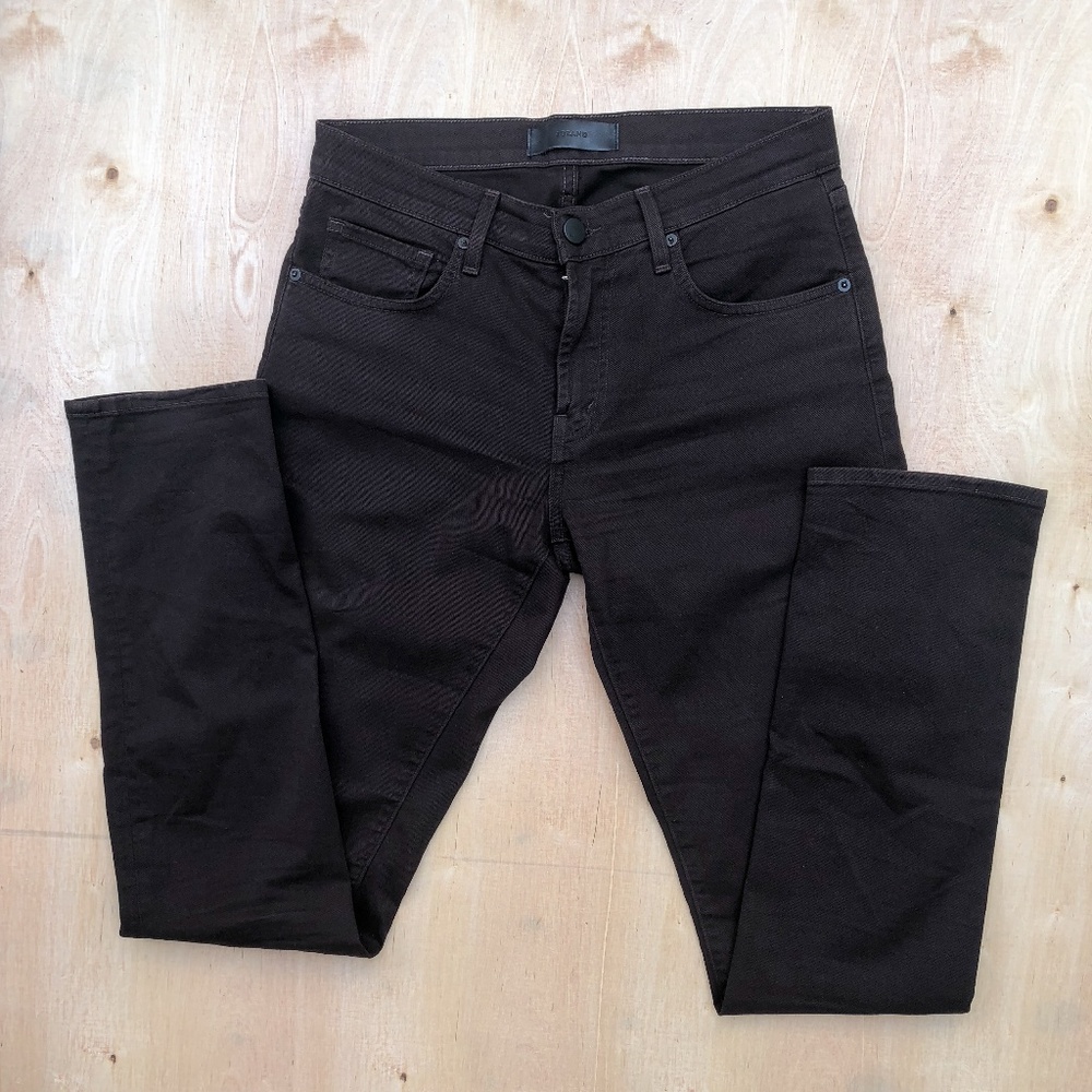 J Brand, dark brown jeans - Worn Once